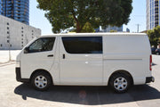 2018 Toyota Hiace KDH201R Van LWB 4dr Auto 4sp 955kg 3.0DT